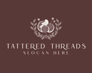 Bird Pincushion  Seamstress logo design