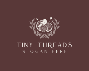 Bird Pincushion  Seamstress logo design