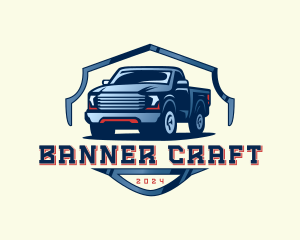 Pickup Truck Detailing logo design