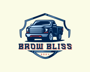 Pickup Truck Detailing logo design