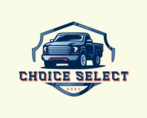 Pickup Truck Detailing logo design