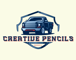 Pickup Truck Detailing logo design