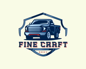 Pickup Truck Detailing logo design