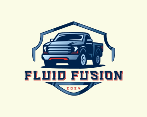 Pickup Truck Detailing logo design