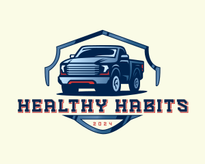 Pickup Truck Detailing logo design