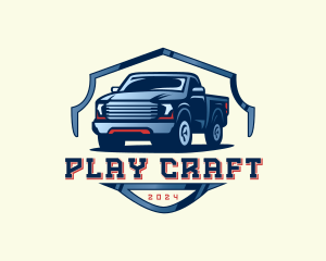 Pickup Truck Detailing logo design