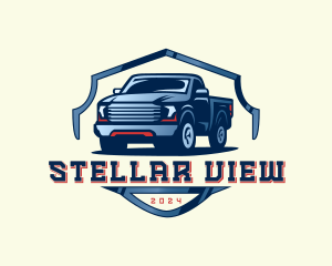 Pickup Truck Detailing logo design