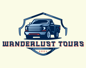 Pickup Truck Detailing logo design