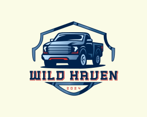 Pickup Truck Detailing logo design