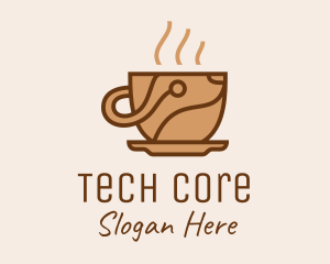 Coffee Maker Tech  logo design