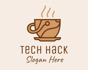 Coffee Maker Tech  logo design