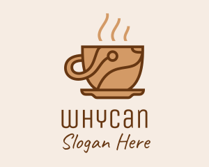 Coffee Farm - Coffee Maker Tech logo design