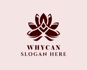 Yoga Lotus Petals  Logo