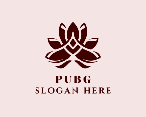 Spa - Yoga Lotus Petals logo design