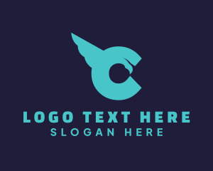 Eagle - Eagle Letter C logo design