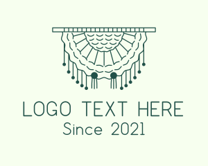 Needlecraft - Woven Cotton Tapestry logo design