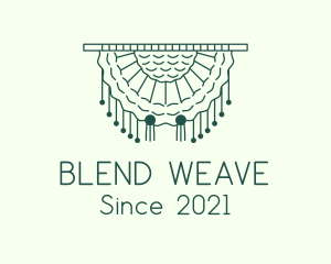 Woven Cotton Tapestry  logo design