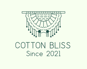 Woven Cotton Tapestry  logo design