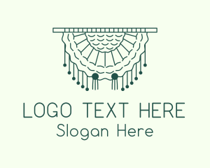 Woven Cotton Tapestry  Logo