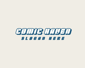 Quirky Retro Comic logo design