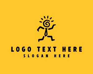 Management - Employee Sun Tribe logo design