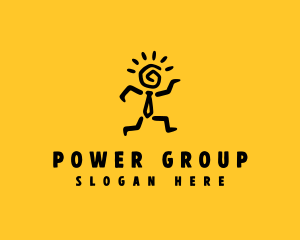 Management - Employee Sun Tribe logo design