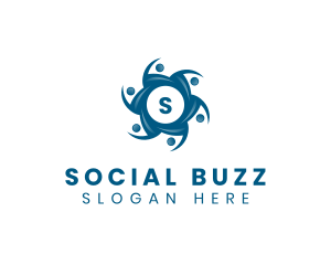 Human Community Social Group logo design