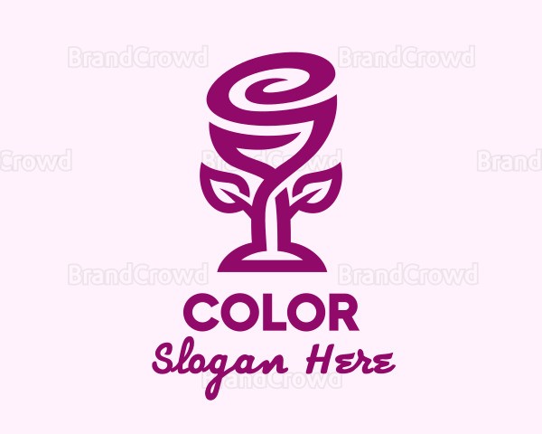 Rose Plant Glass Logo