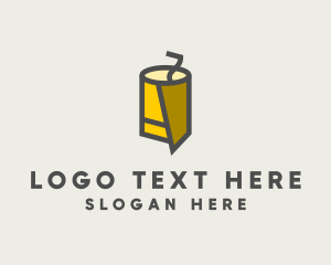 Liquor - Juice Drink Glass logo design