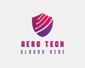 Tech Shield Cybersecurity logo design