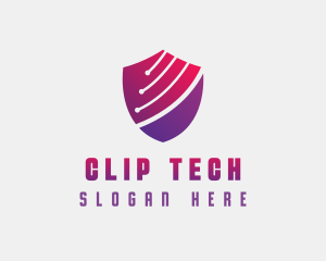 Tech Shield Cybersecurity logo design