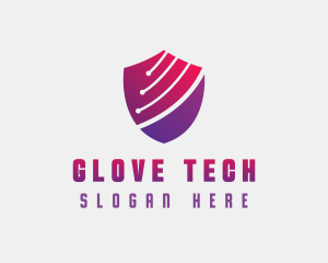 Tech Shield Cybersecurity logo design