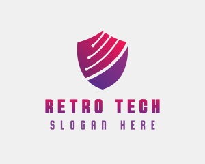 Tech Shield Cybersecurity logo design