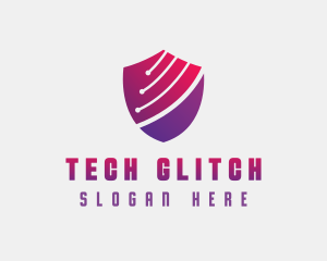 Tech Shield Cybersecurity logo design