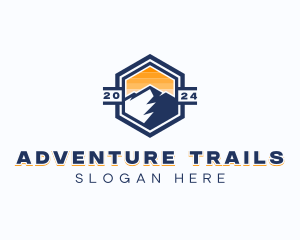 Adventure Mountain Climbing logo design