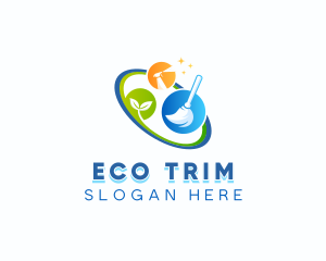 Eco Cleaning Sanitation logo design