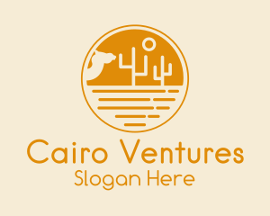 Cairo - Camel Desert Valley logo design