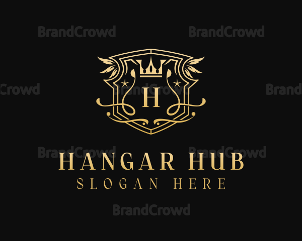 Upscale Regal Crown Logo