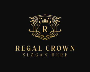 Upscale Regal Crown logo design