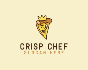 Pizza Crown Restaurant logo design