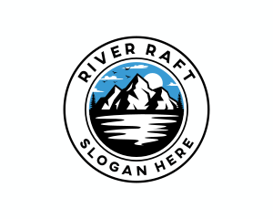 Mountain Valley River logo design