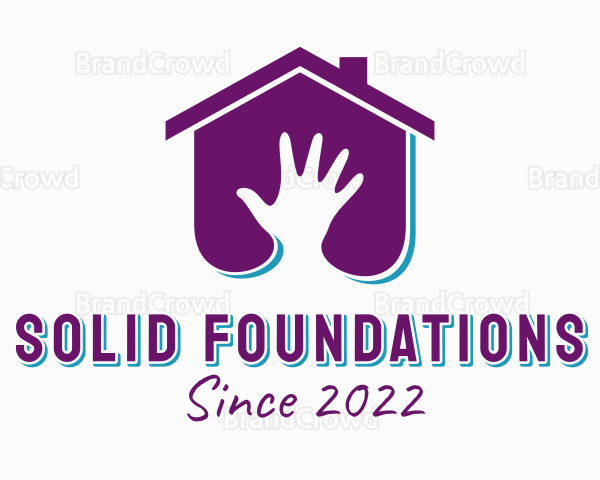 House Hand Painter Renovation Logo