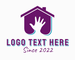 Home Improvement - House Hand Painter Renovation logo design