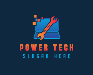 Elearning - Digital Tech Lab logo design