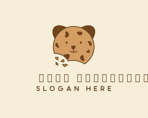 Mascot - Bear Choco Chip Cookie logo design