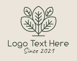 Monoline - Organic Herbal Tea logo design