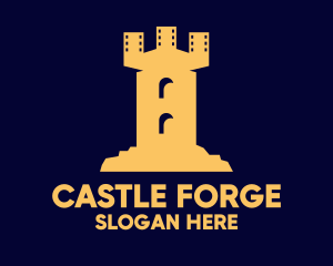 Film Castle Tower logo design