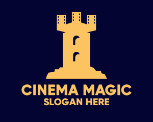 Film - Film Castle Tower logo design