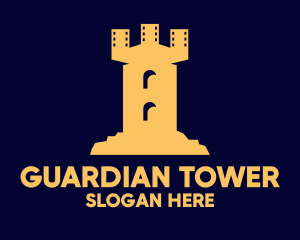 Film Castle Tower logo design