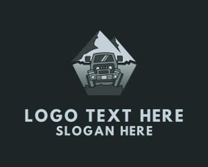 Hillside - Mountain Car Travel logo design